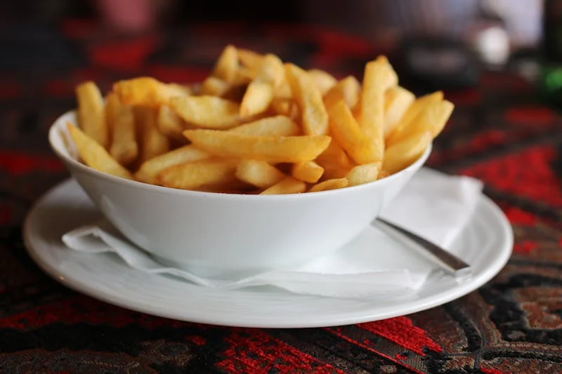 Fries Potaoes in a bowl