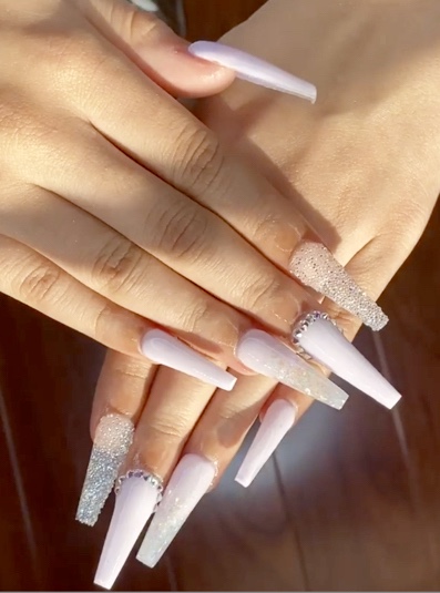 White & Glitter