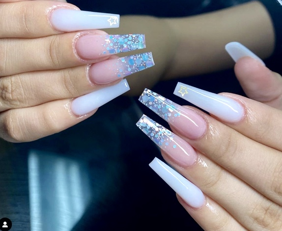 Pink & White
